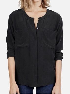 Everlane Silk Pocket Blouse